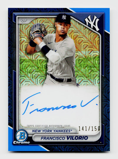 2024 Bowman Chrome Francisco Vilorio Auto #BMA-FV /150