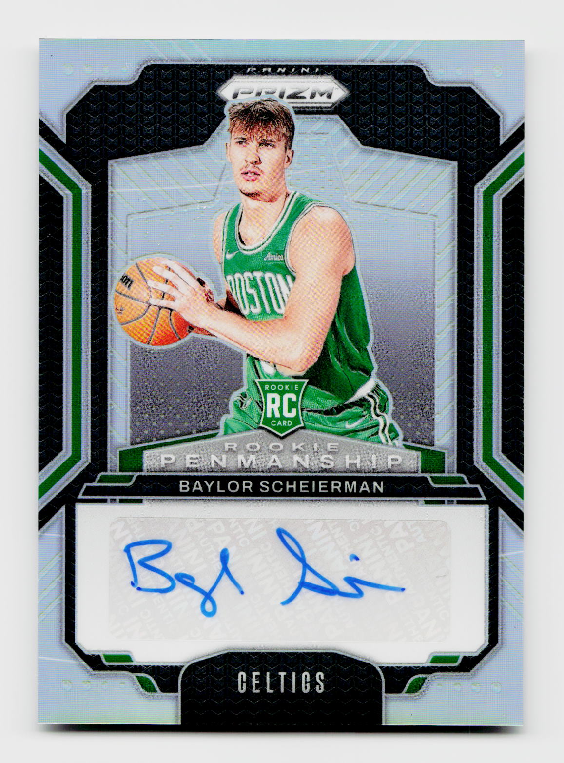 2024 Prizm Baylor Scheierman Rookie Penmanship Auto Silver RC