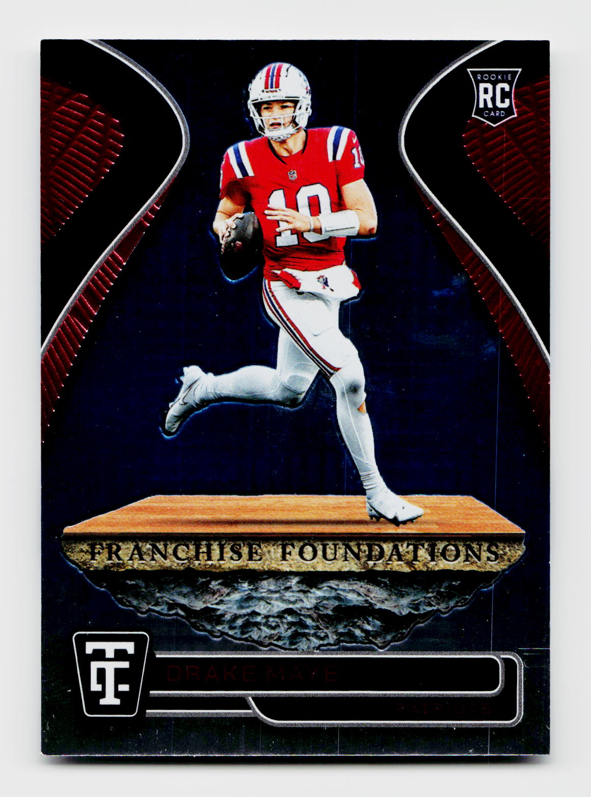 2024 Totally Certified #16 Drake Maye Franchise Foundations RC Orange /399