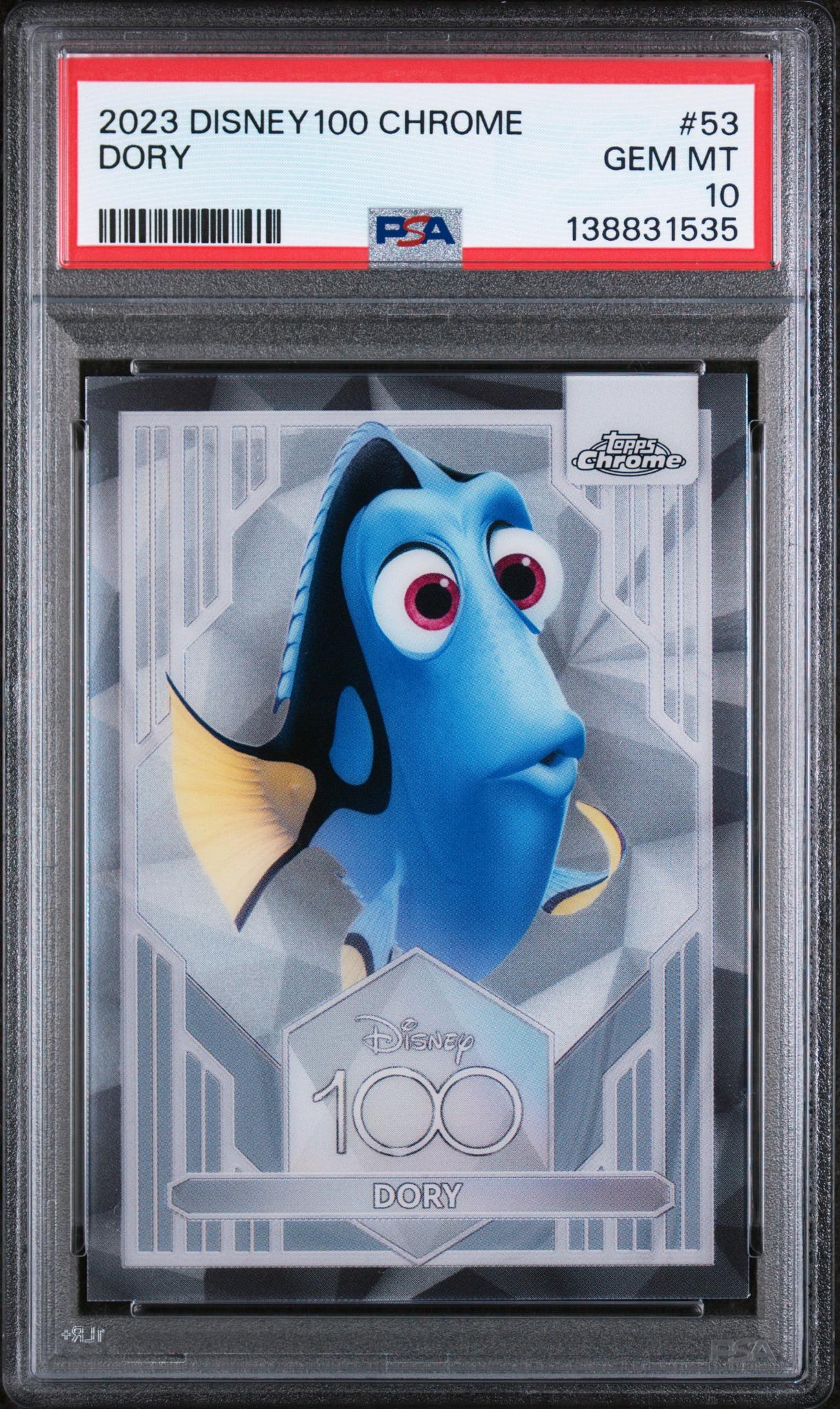 2023 Topps Chrome Disney100 Dory #53 PSA 10