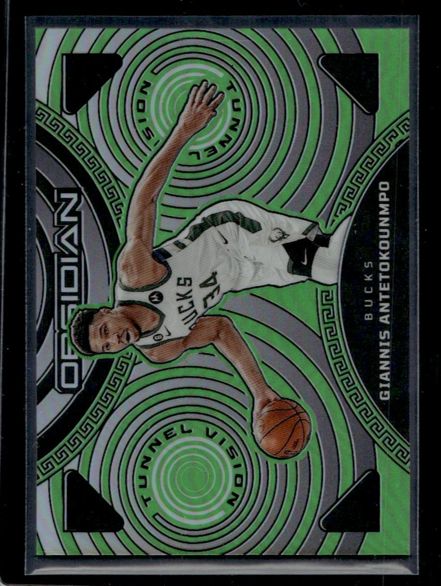 2022 Panini Obsidian Tunnel Vision Giannis Antetokounmpo #5 /25