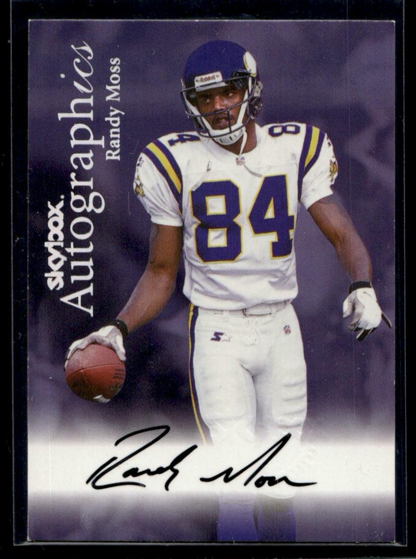 1999 SkyBox Autographics Randy Moss Auto