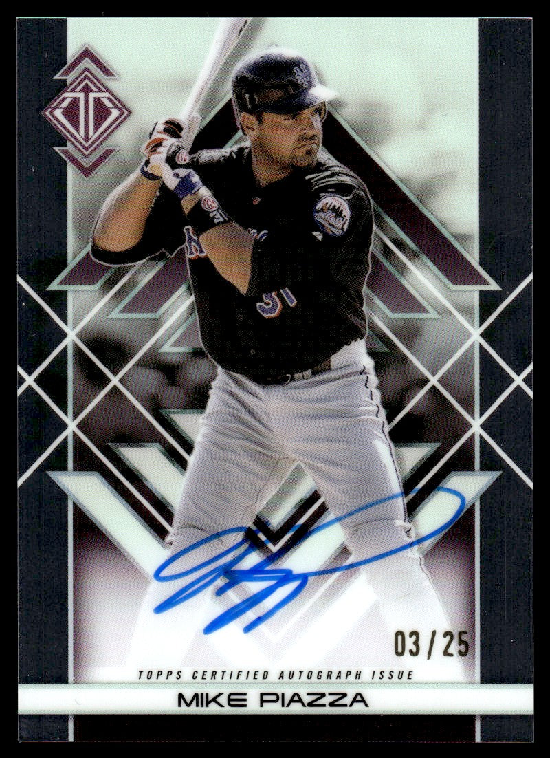 2025 Transcendent Mike Piazza Icons Chrome Variation Auto /25
