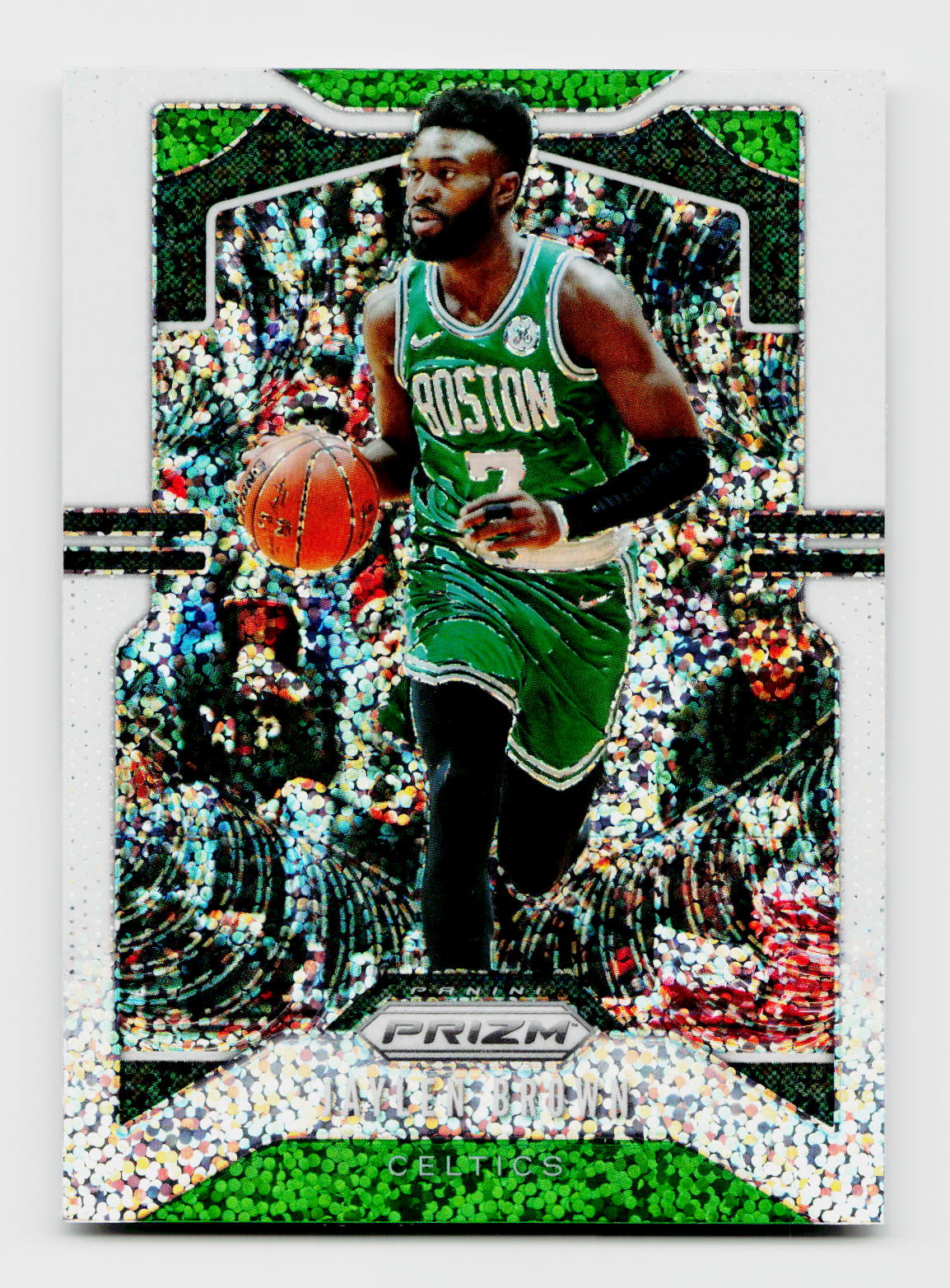 2019 Prizm #40 Jaylen Brown White Sparkle SSP