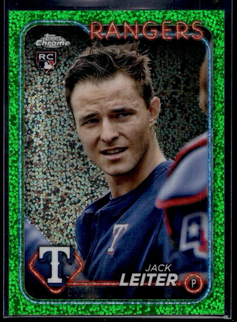 2023 Topps Chrome Green Speckle Jack Leiter #USC105 RC