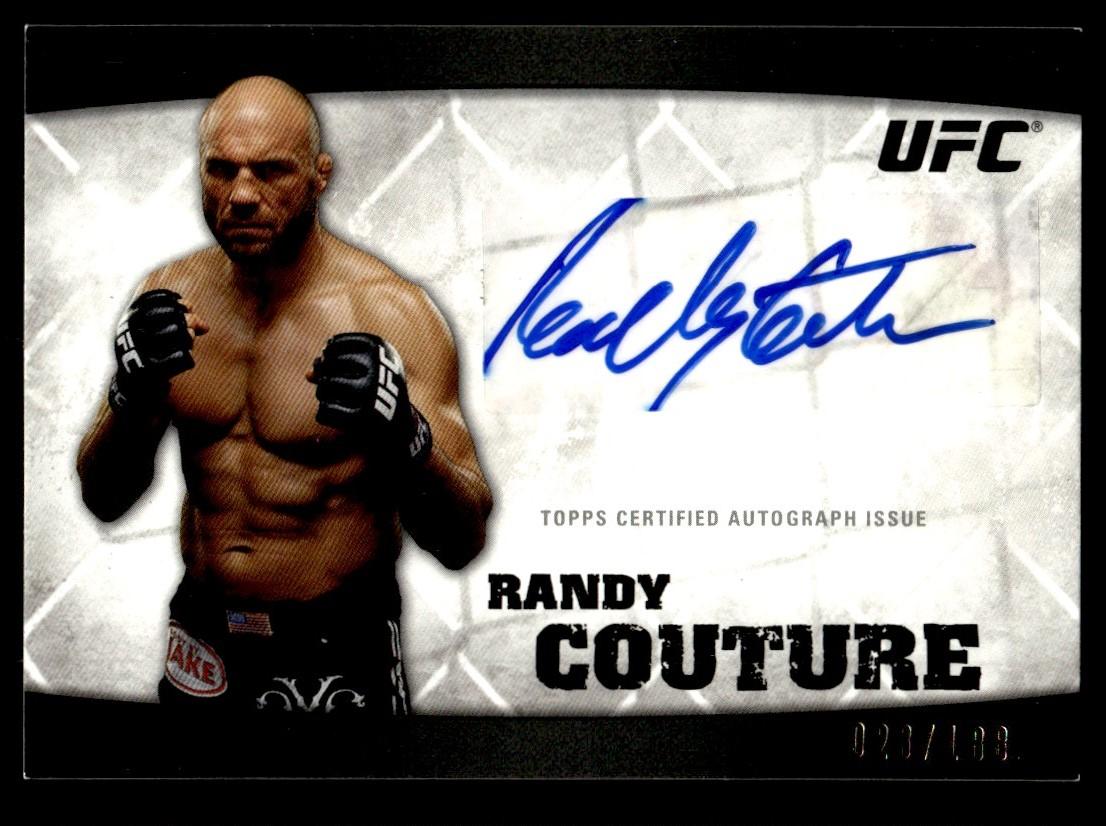 2010 Topps UFC Knockout A-RC Randy Couture /188 Auto