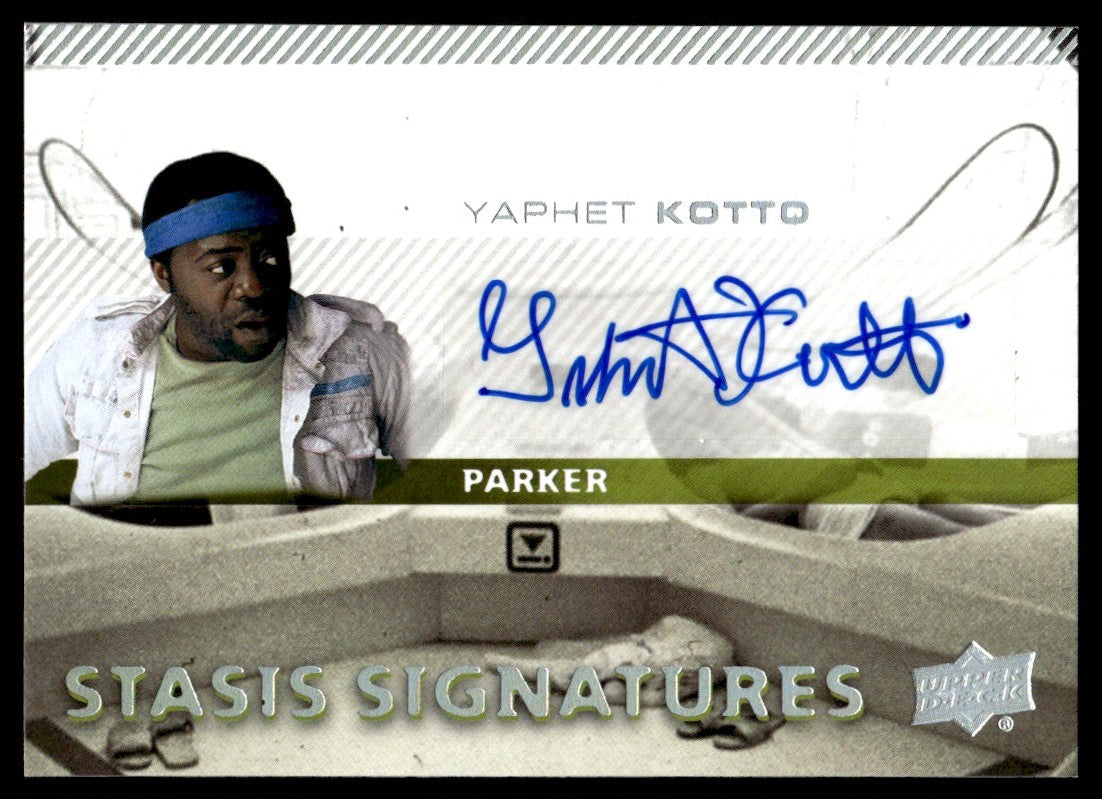2017 Upper Deck SSS3 Yaphet Kotto Stasis Signatures Auto