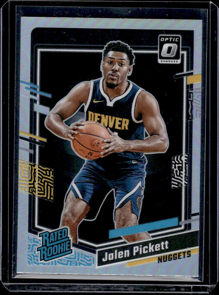 2023 Panini Donruss Optic #215 Jalen Pickett Holo 