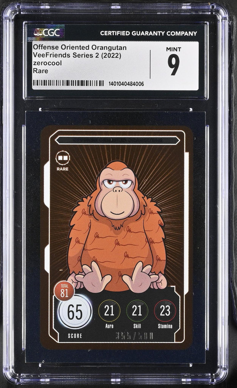 2022 VeeFriends Offense Oriented Orangutan Series 2 /500 CGC 9