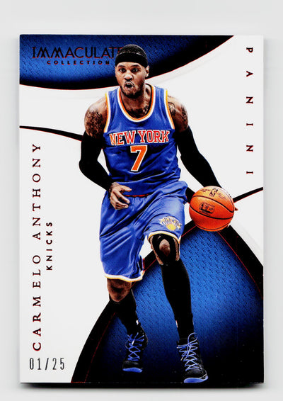 2014 Immaculate #64 Carmelo Anthony Red /25