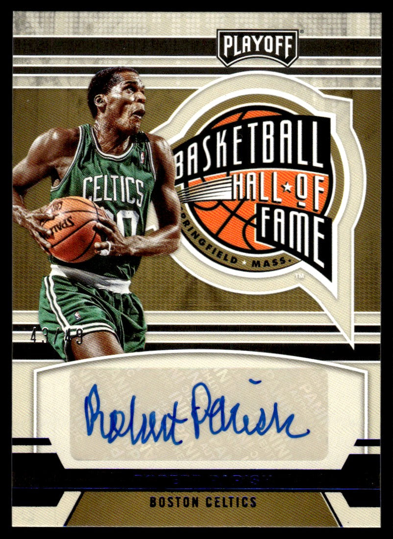 2021-22 Chronicles Playoff Robert Parish Hall of Fame Auto Blue /49