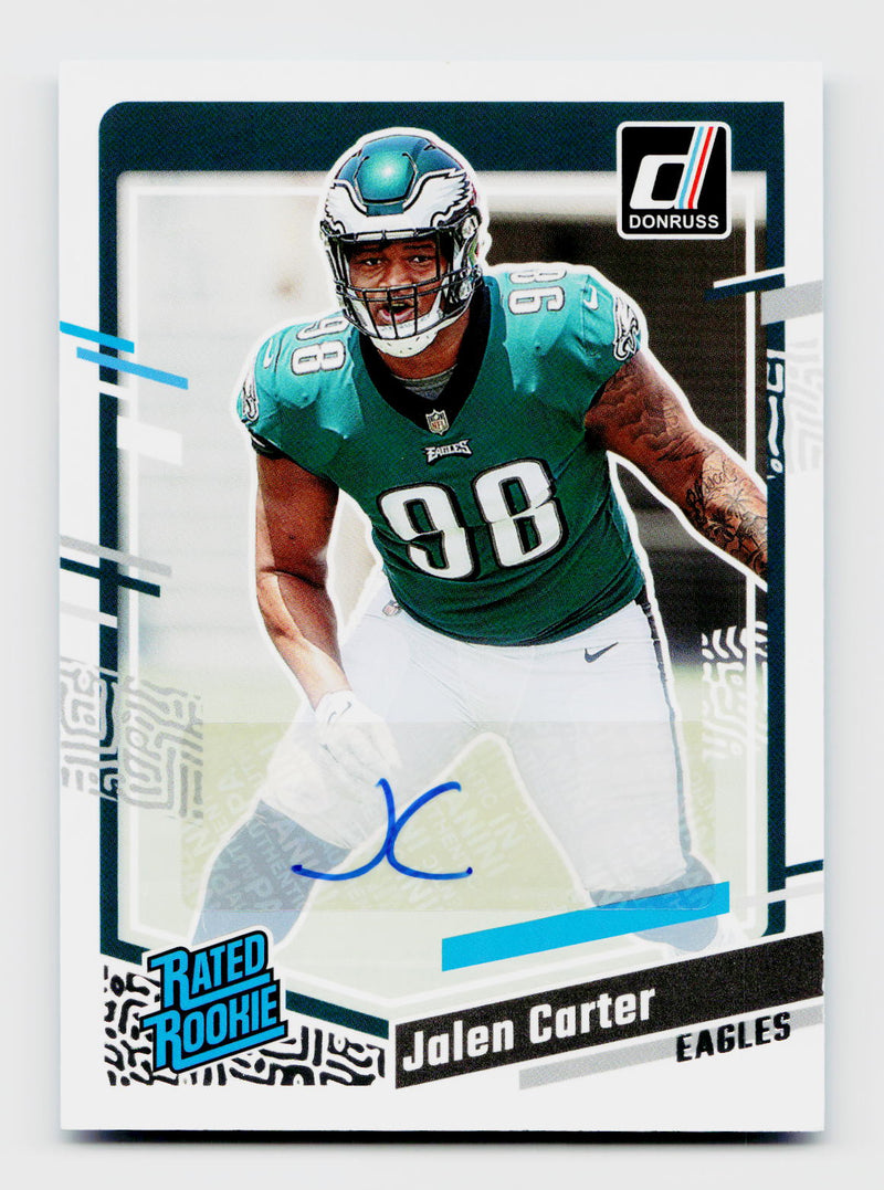2023 Donruss #381 Jalen Carter Rated Rookie RC Auto