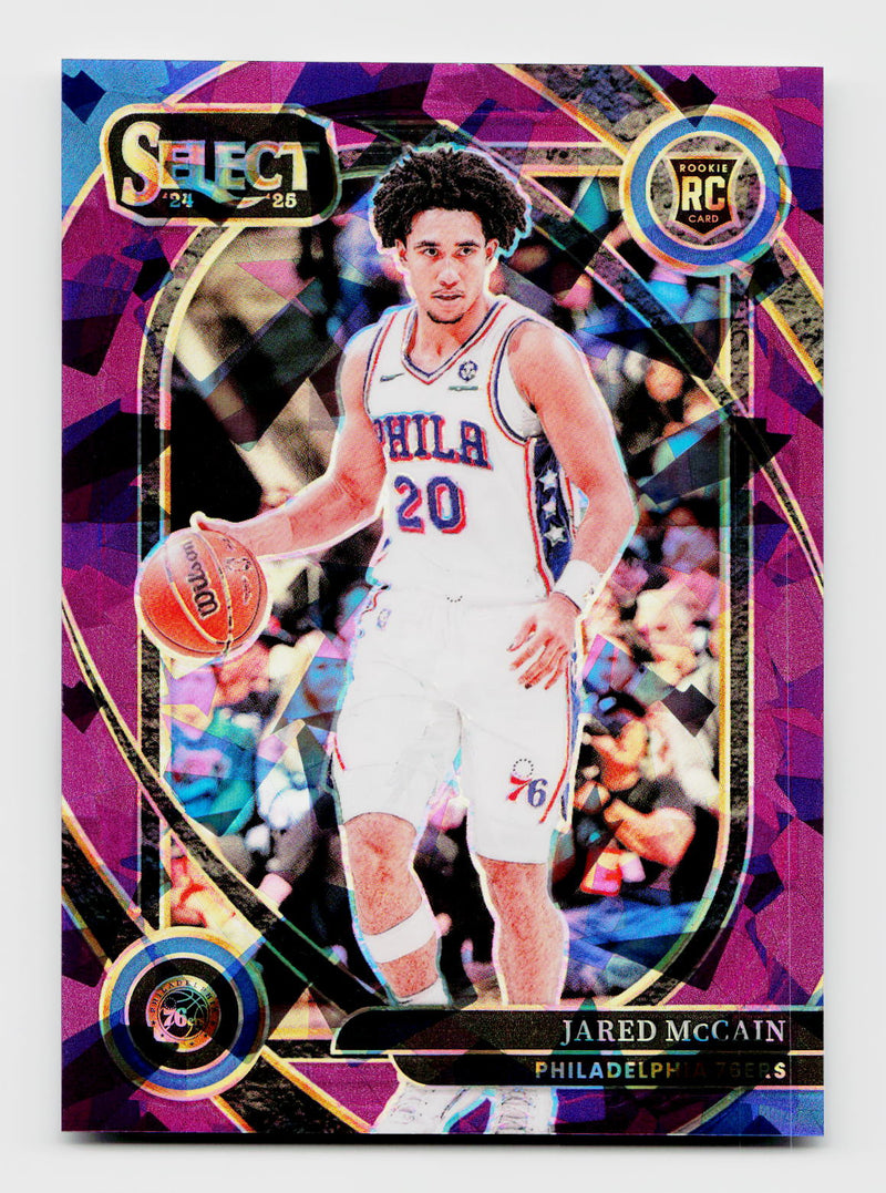 2024-25 Select #283 Jared McCain Rookie RC Courtside Purple Ice /99