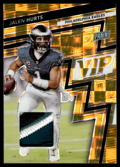 2025 Panini National VIP #31 Jalen Hurts Gold Pandora 4-Color Patch SSP /10