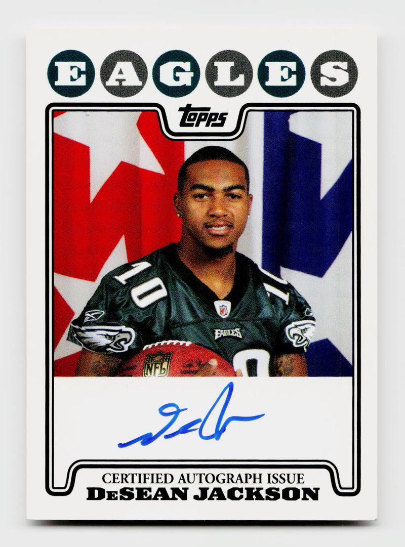 2008 Topps DeSean Jackson Rookie Premiere Auto RC