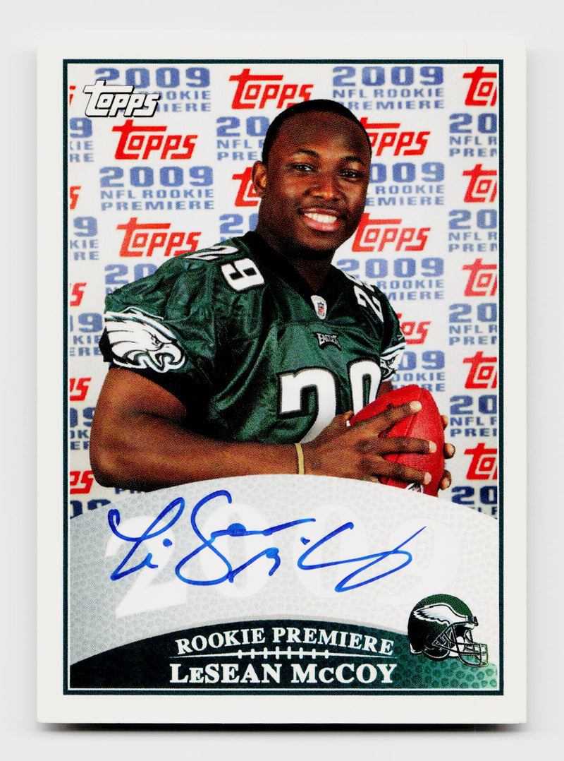 2009 Topps #RPA-LM LeSean McCoy Rookie Premiere Auto RC