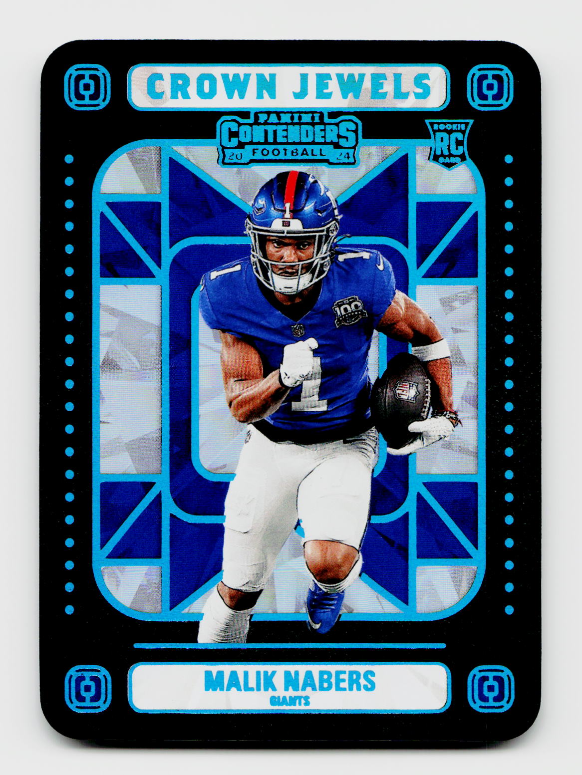2024 Contenders Football Crown Jewels Insert Malik Nabers Giants #6