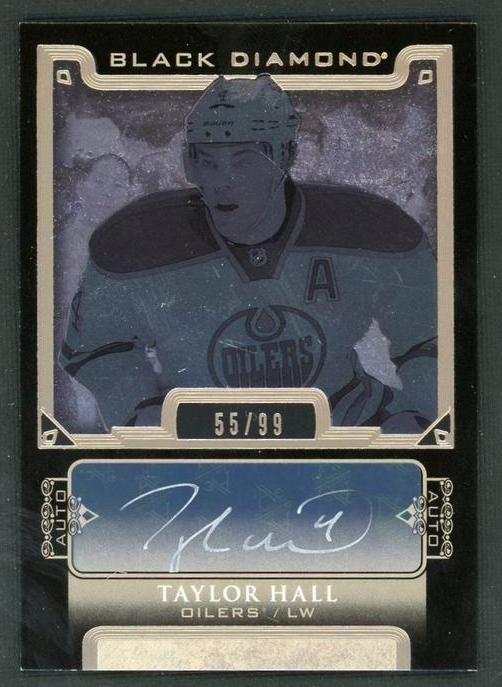 2015 Upper Deck Black Diamond BDO-TH Taylor Hall /99 Oilers Auto