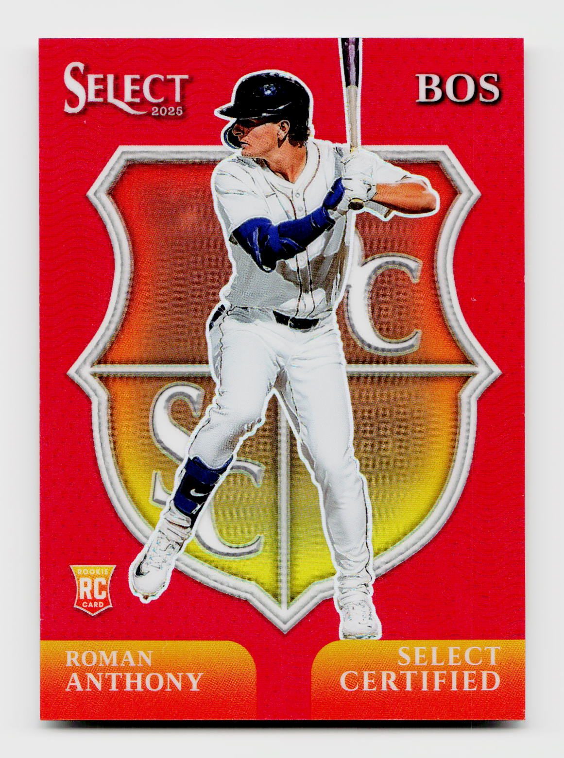 2025 Select #4 Roman Anthony Certified Rookie Red Color Match /99