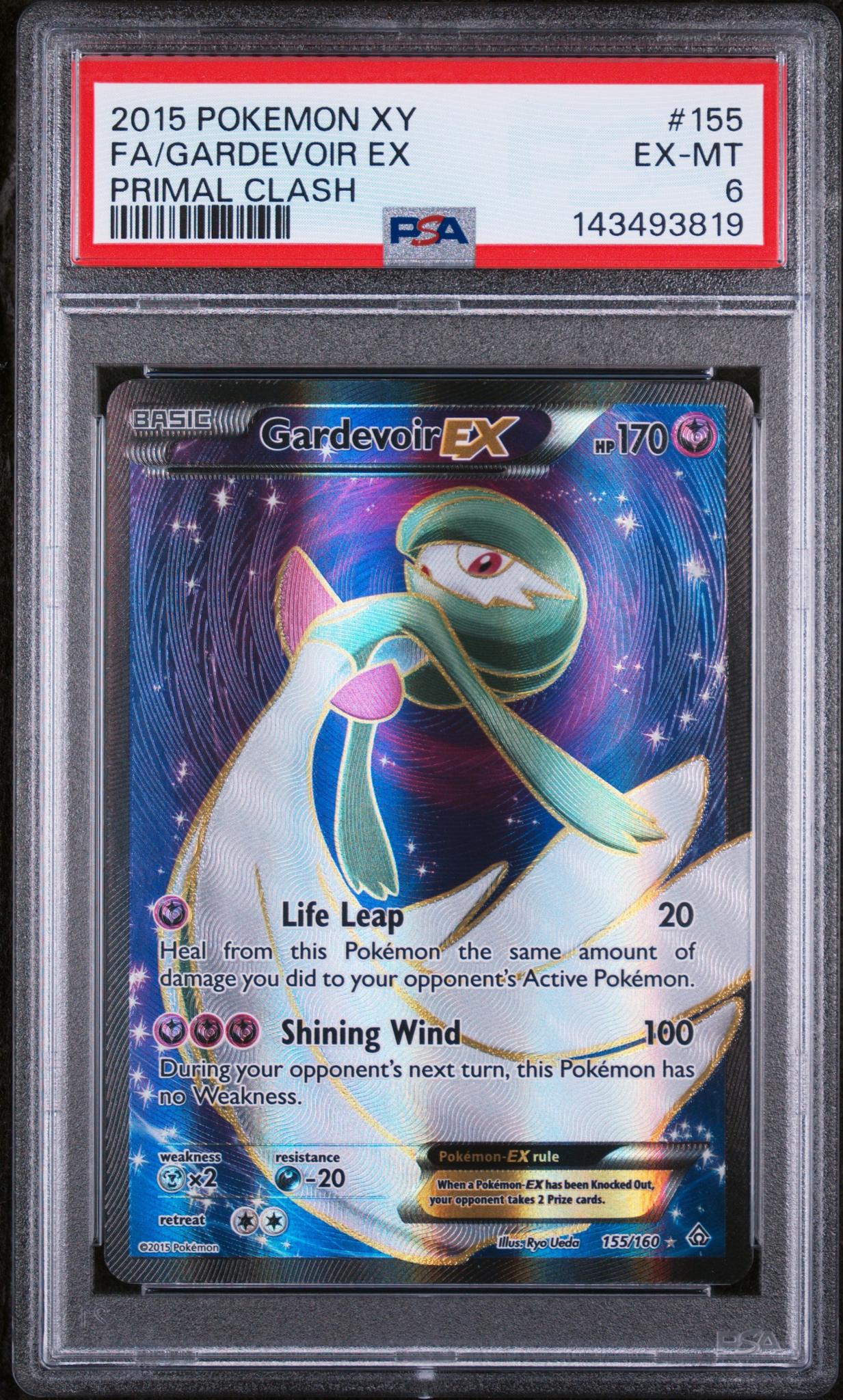 2015 Pokemon XY Primal Clash Gardevoir Ex #155 PSA 6