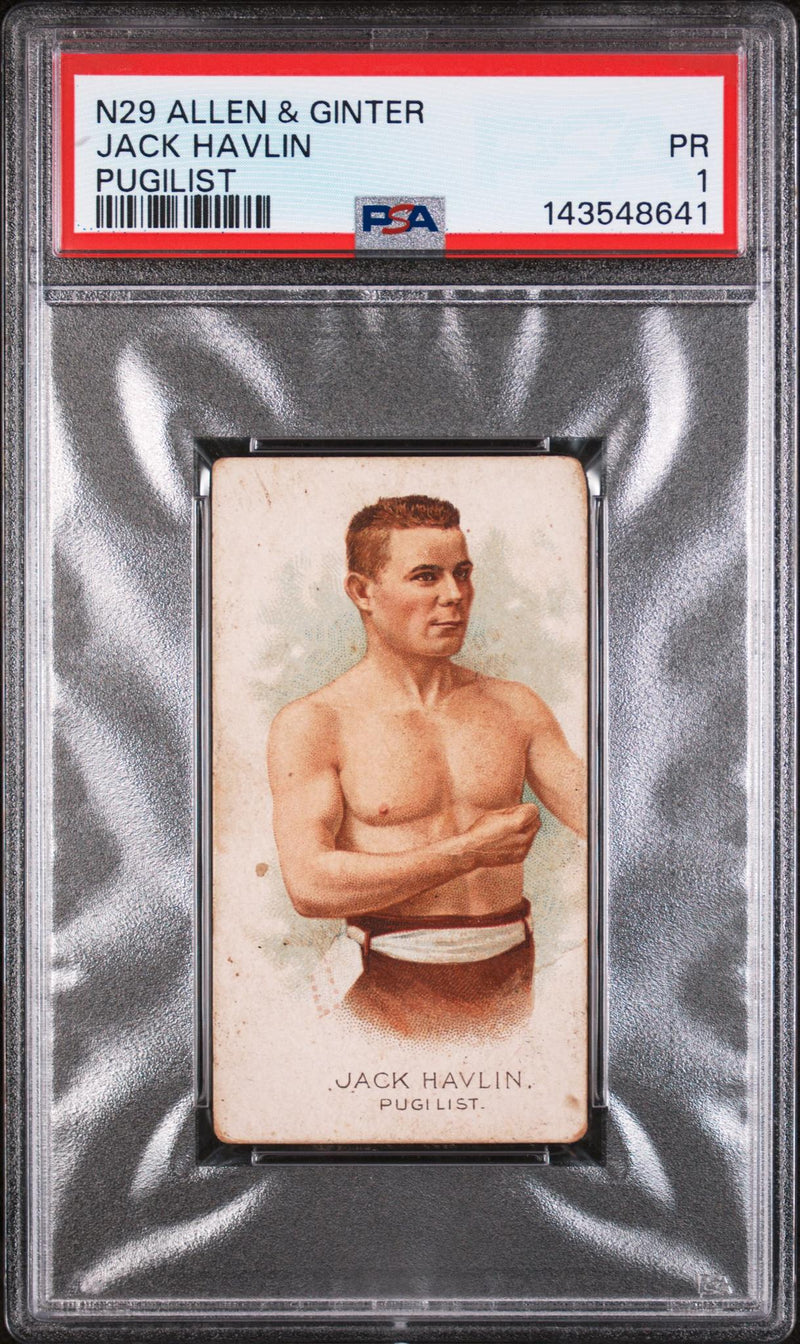 1888 N29 Allen & Ginter Jack Havlin Pugilist PSA 1