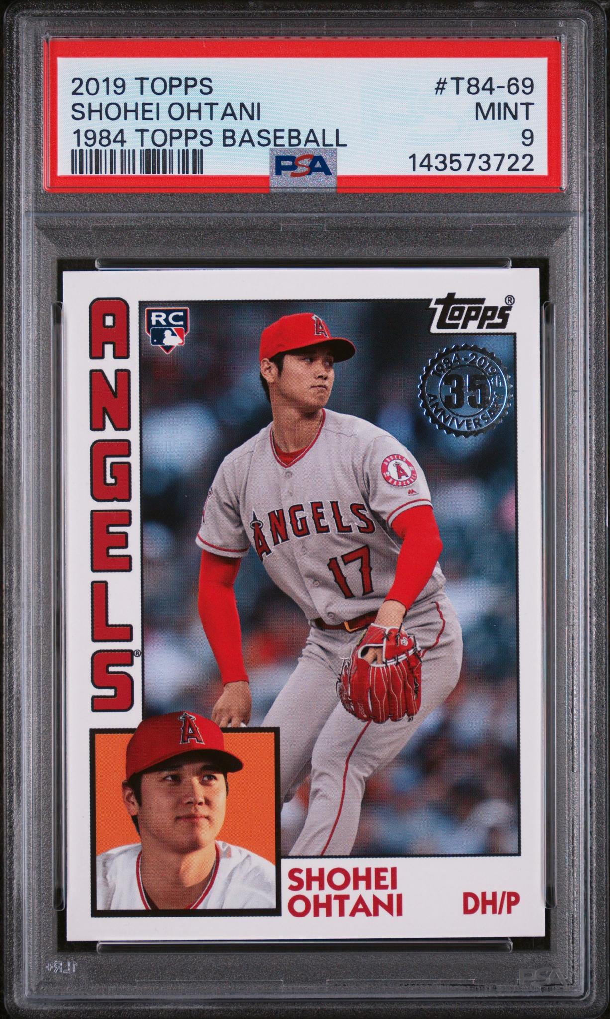 2019 Topps '84 Shohei Ohtani #T8469 PSA 9