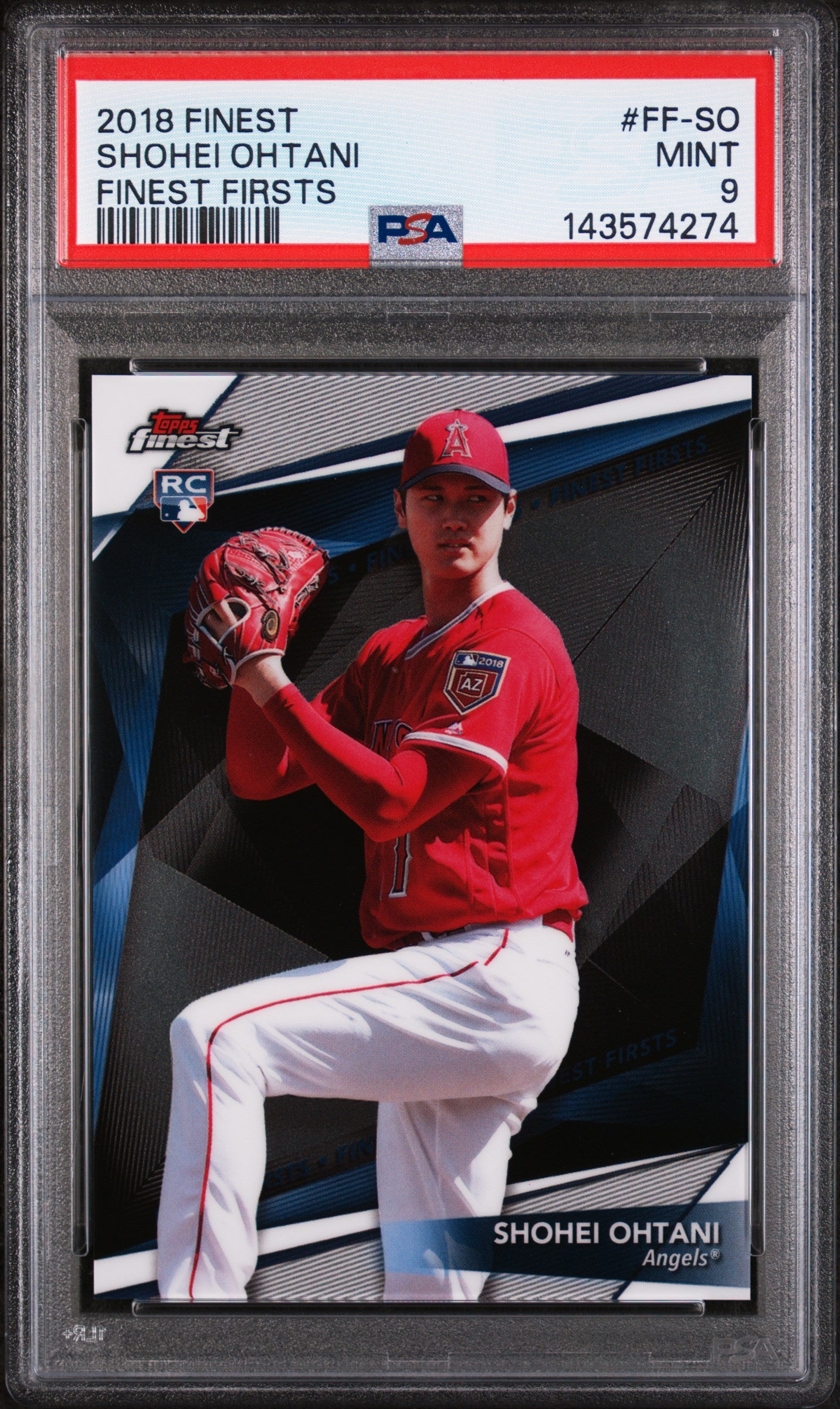 2018 Finest Finest Firsts Shohei Ohtani #FFSO PSA 9