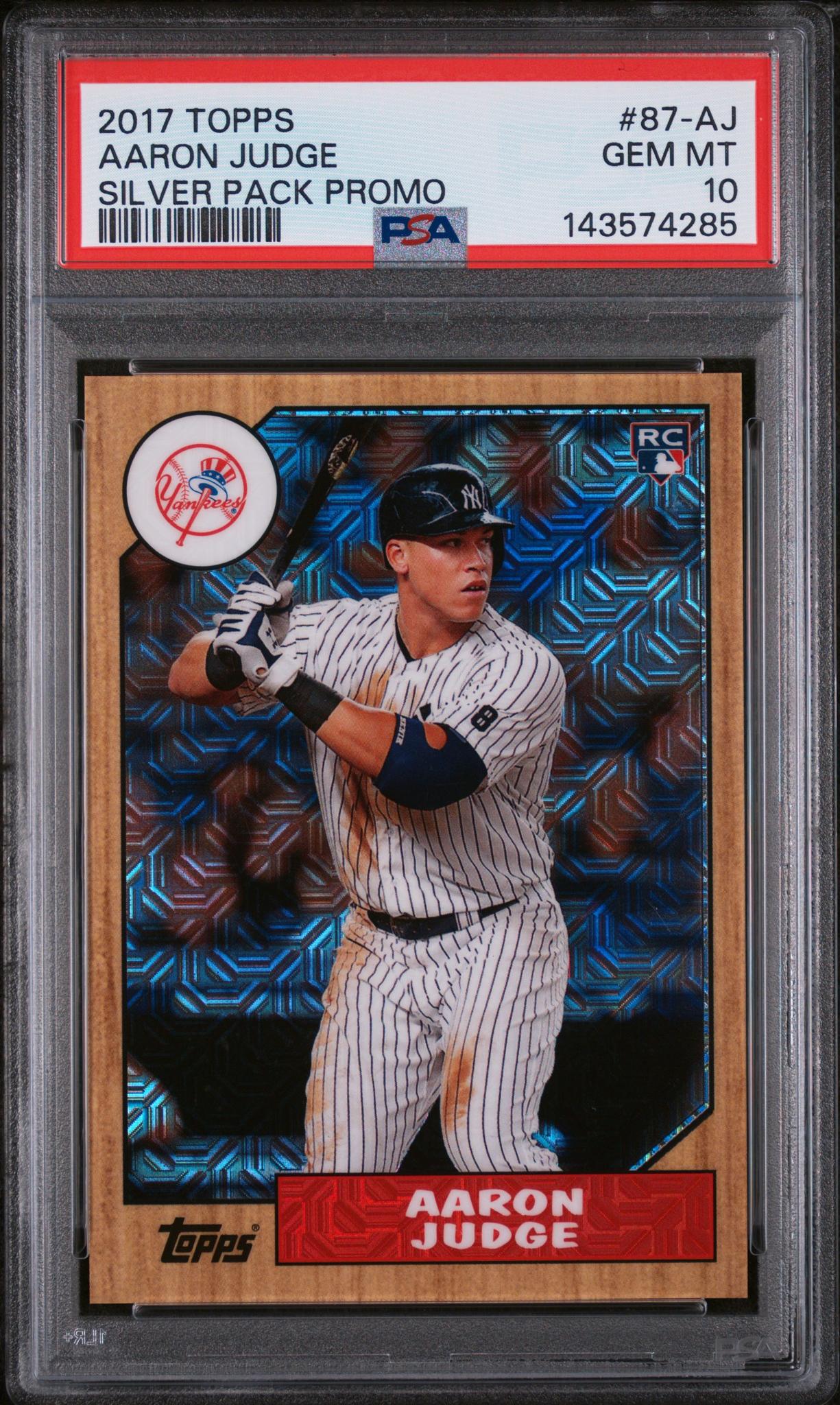 2017 Topps '87 Silver Pack Chrome Aaron Judge #87AJ PSA 10
