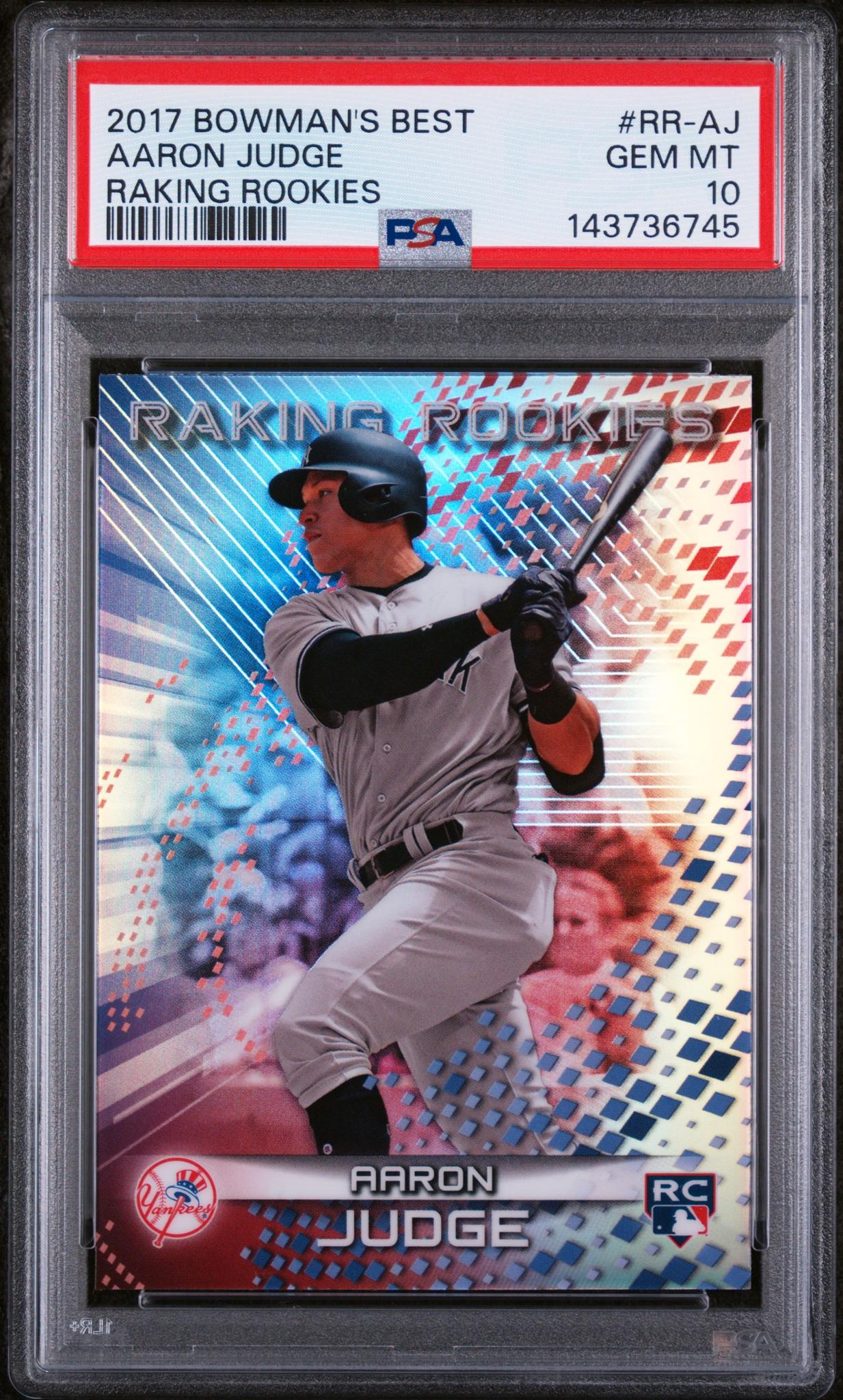 2017 Bowman's Best Raking Rookies Aaron Judge #RRAJ PSA 10