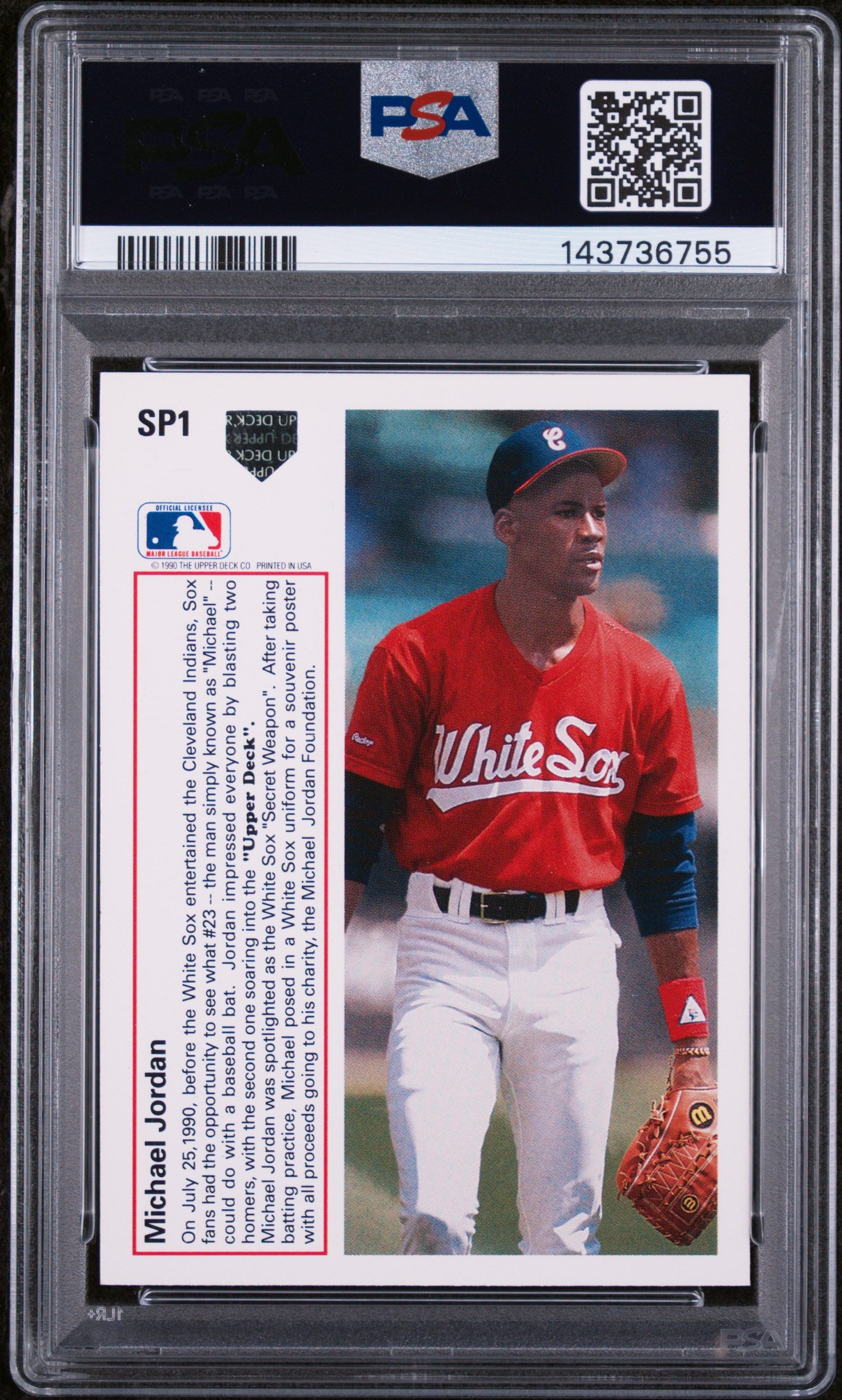 1991 Upper Deck Michael Jordan #SP1 PSA 6