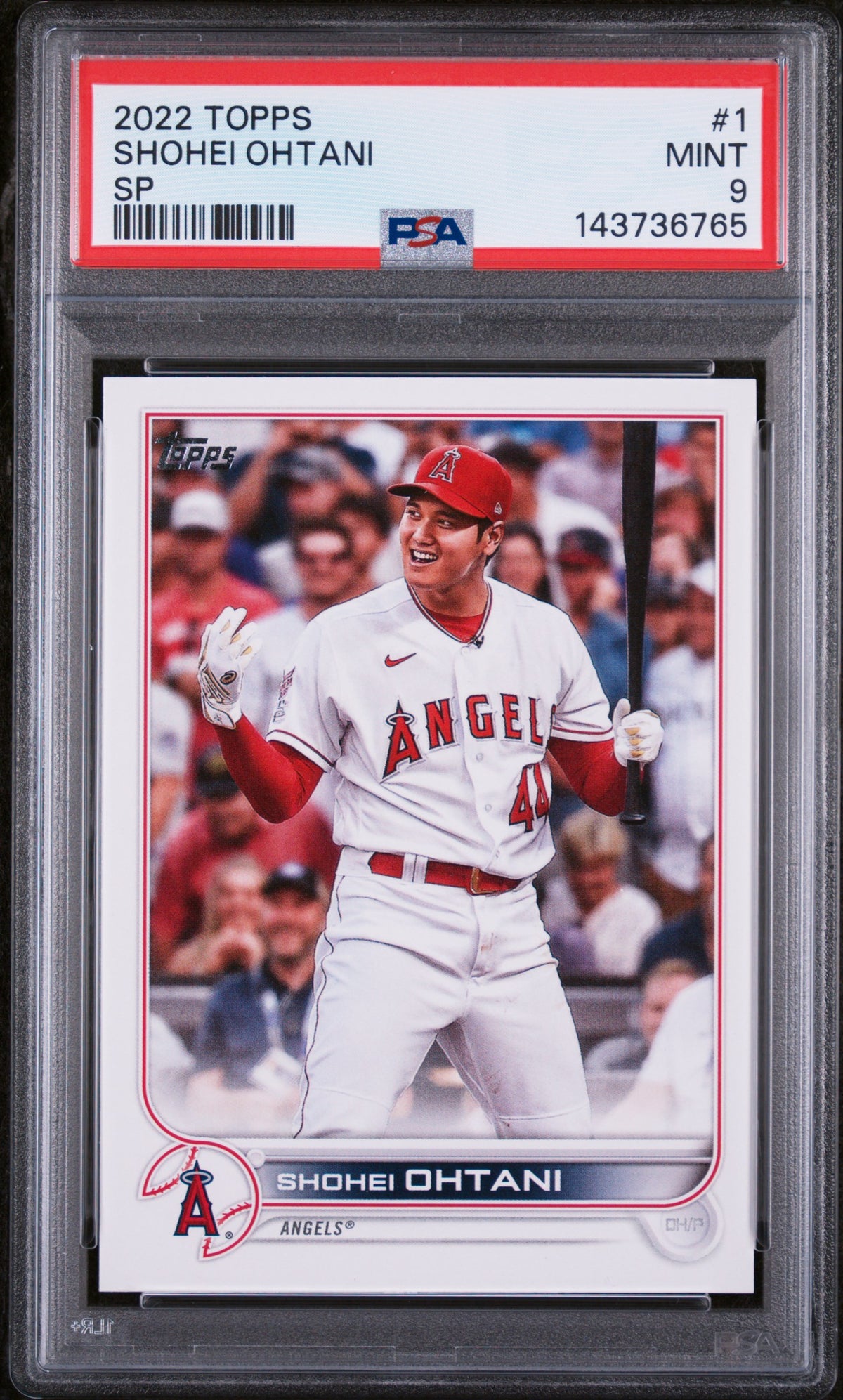 2022 Topps SP Shohei Ohtani #1A PSA 9