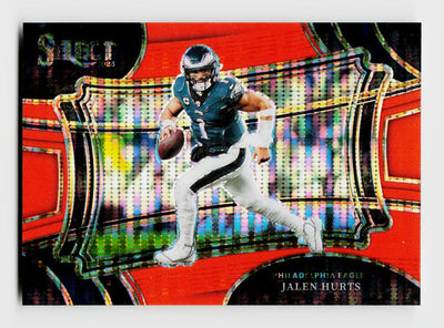 2023 Select #376 Jalen Hurts FOTL Orange Pulsar SSP /7 Field Level