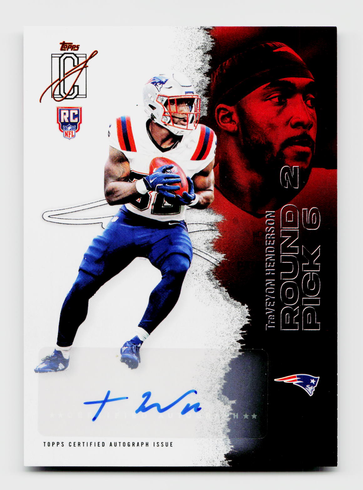 2025 Topps Signature Class #117 TreVeyon Henderson Rookie RC Auto