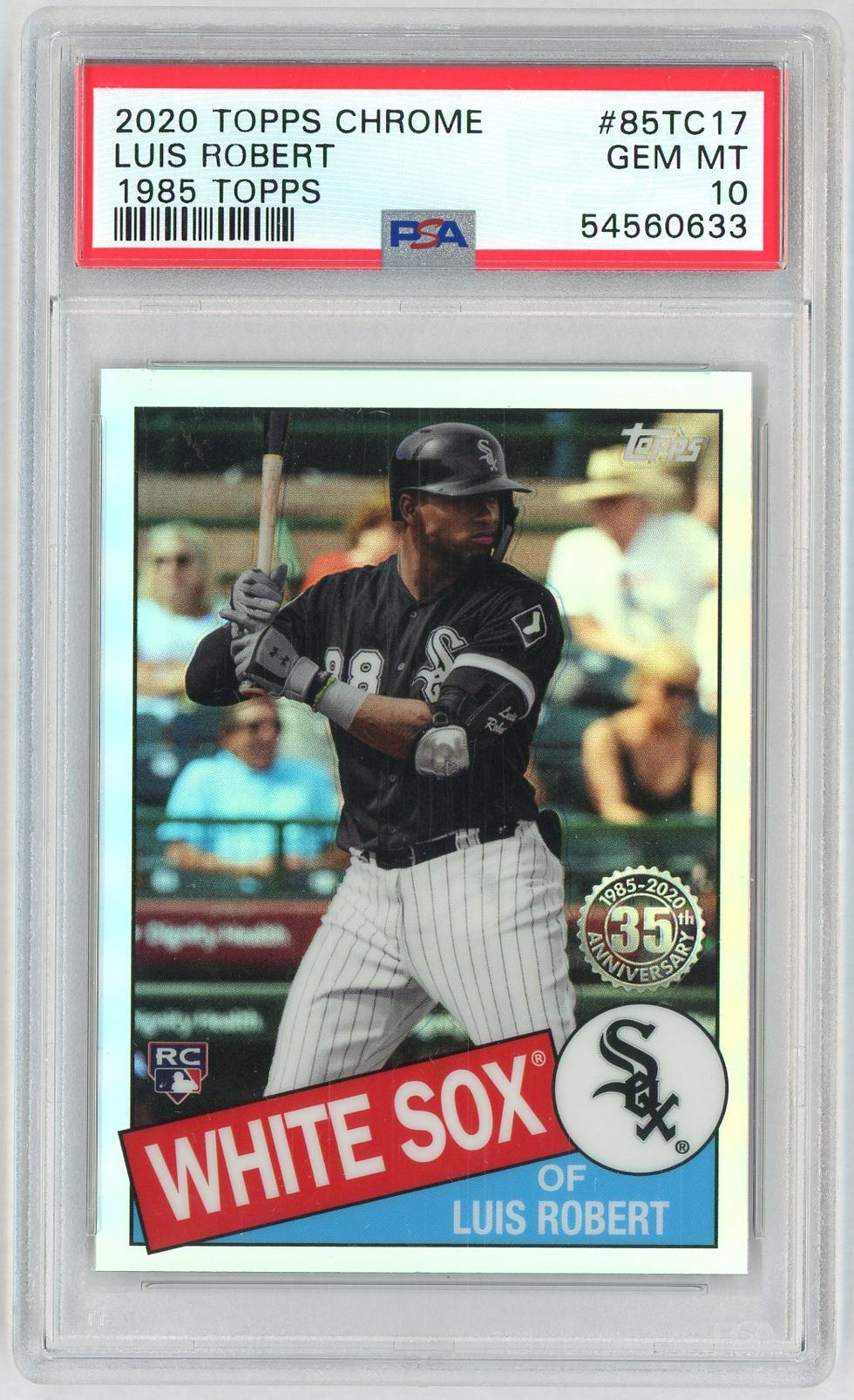 2020 Topps Chrome 1985 Topps Luis Robert #85TC-17 PSA 10