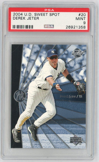 2004 Upper Deck Sweet Spot Derek Jeter #20 PSA 9