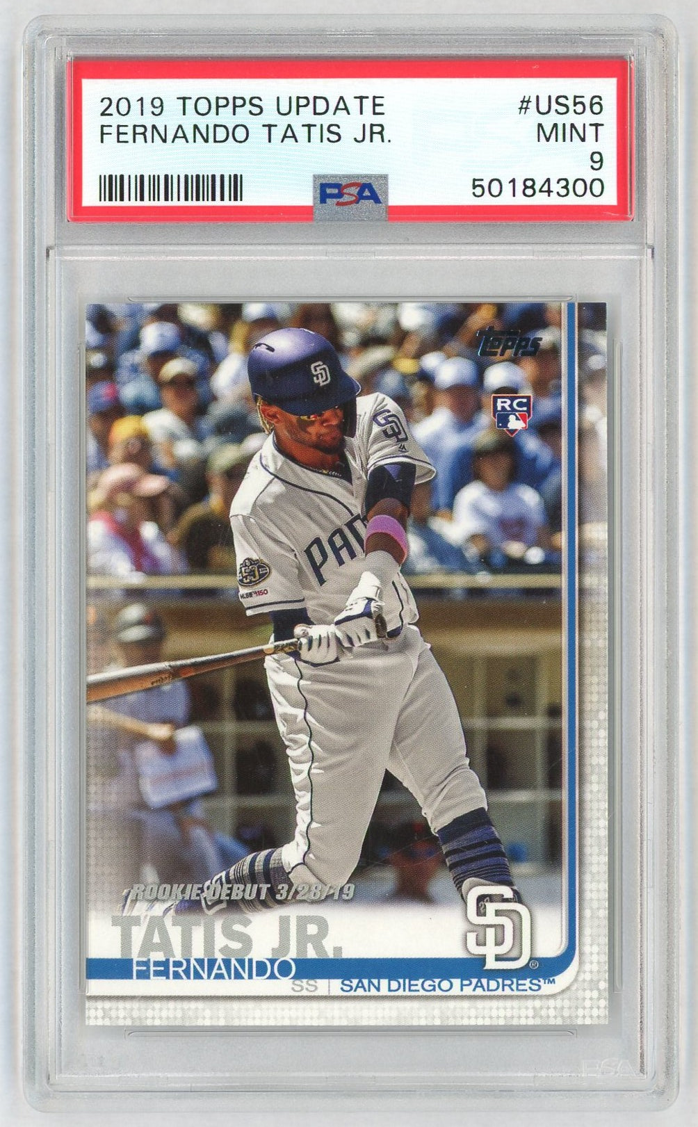 2019 Topps Update Fernando Tatis Jr. #US56 PSA 9