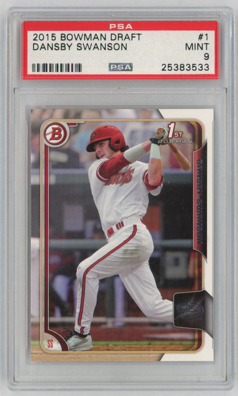 2015 Bowman Draft Dansby Swanson #1 PSA 9