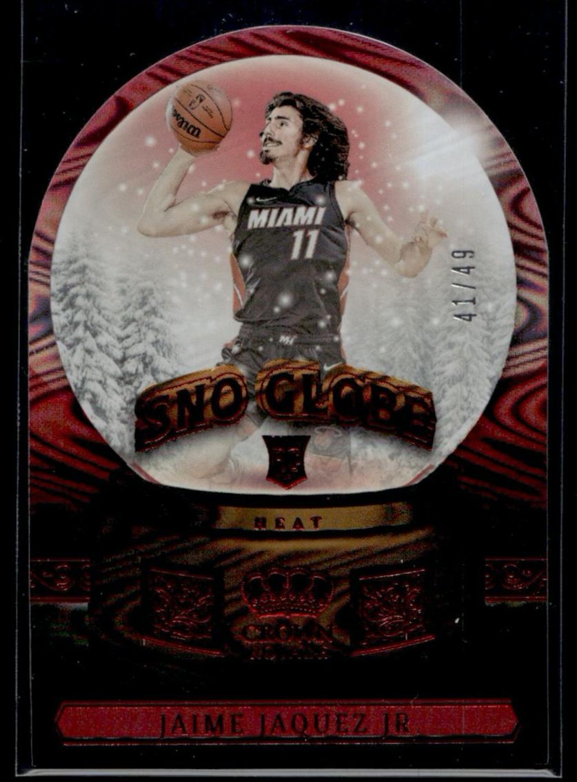 2023 Crown Royale Sno Globe Jaime Jaquez Jr #20 RC /49