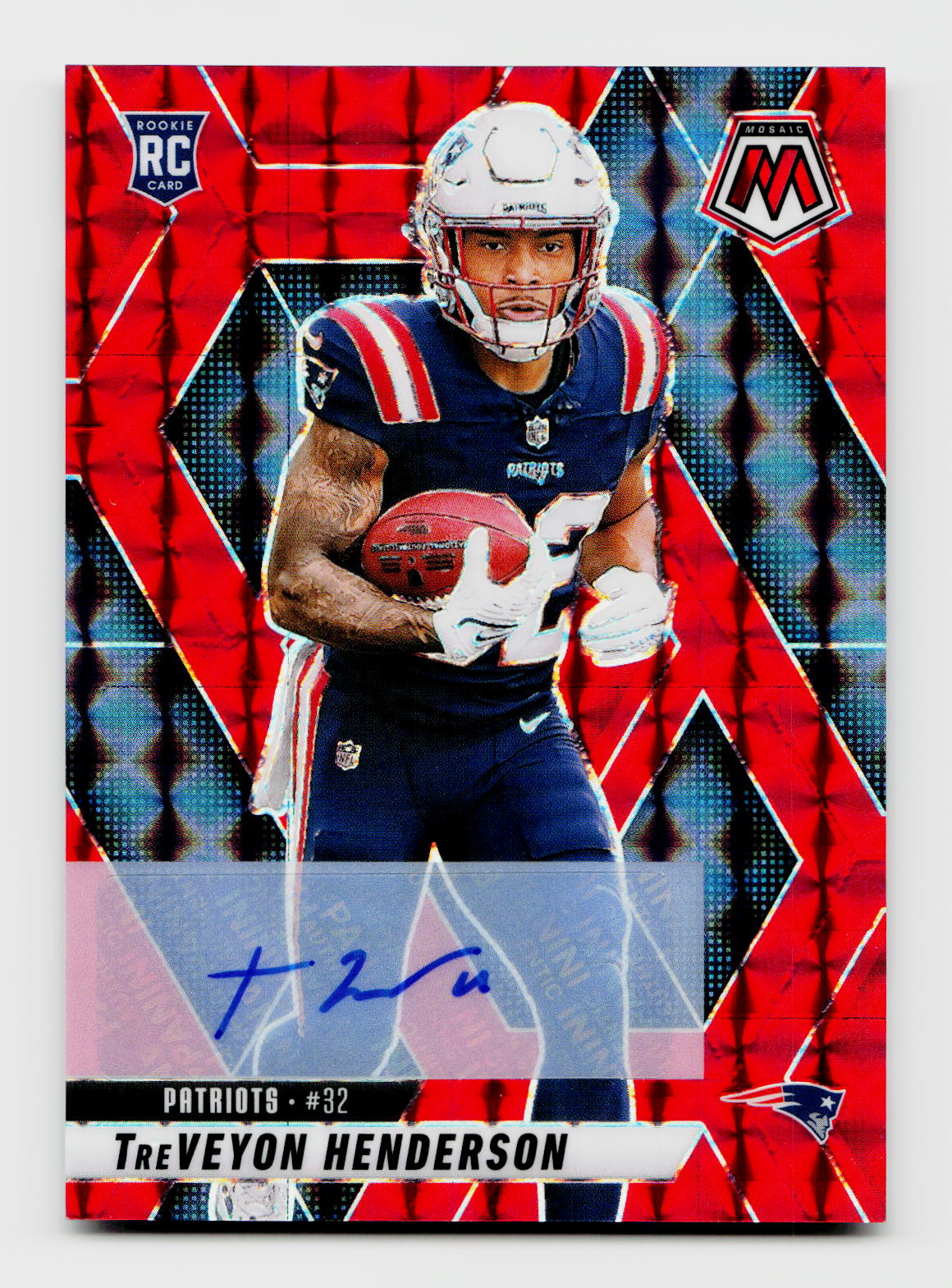 2025 Mosaic #325 TreVeyon Henderson Mosaic Prizm Rookie Auto RC /199