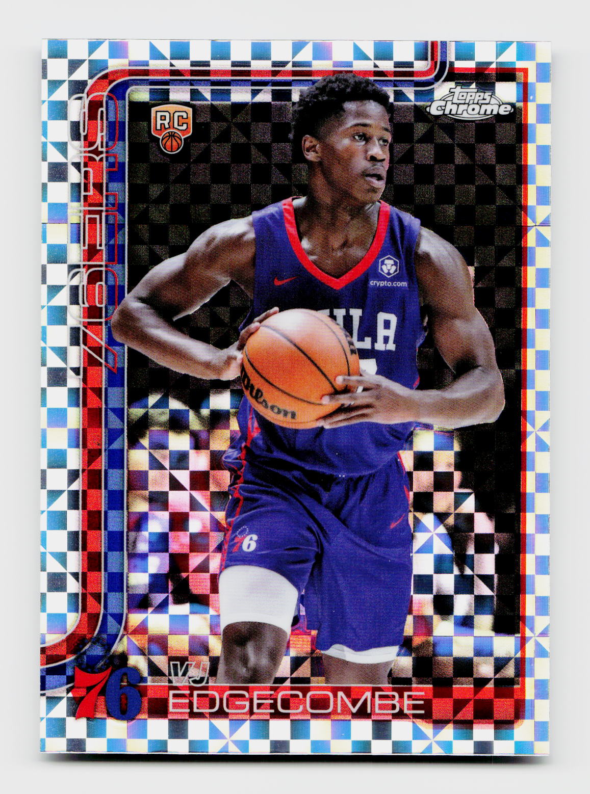 2025 Topps Chrome #253 VJ Edgecombe XFractor Rookie RC