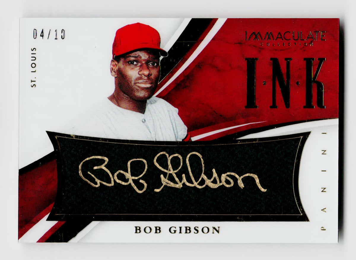 2015 Immaculate 31 Bob Gibson 04/10