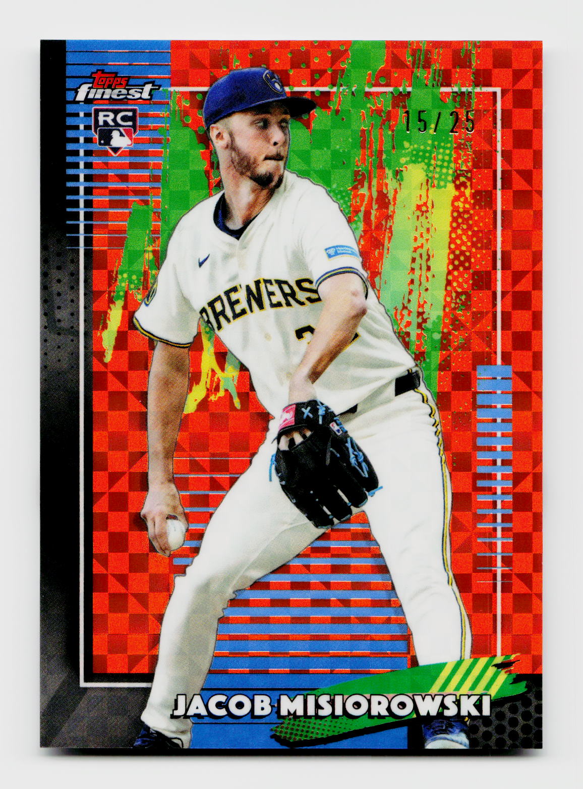 2025 Finest #82 Jacob Misiorowski Rookie RC Orange X-Fractor /25