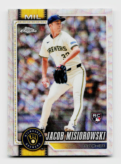 2026 Topps Chrome #196 Jacob Misiorowski Rookie RC Raywave Refractor