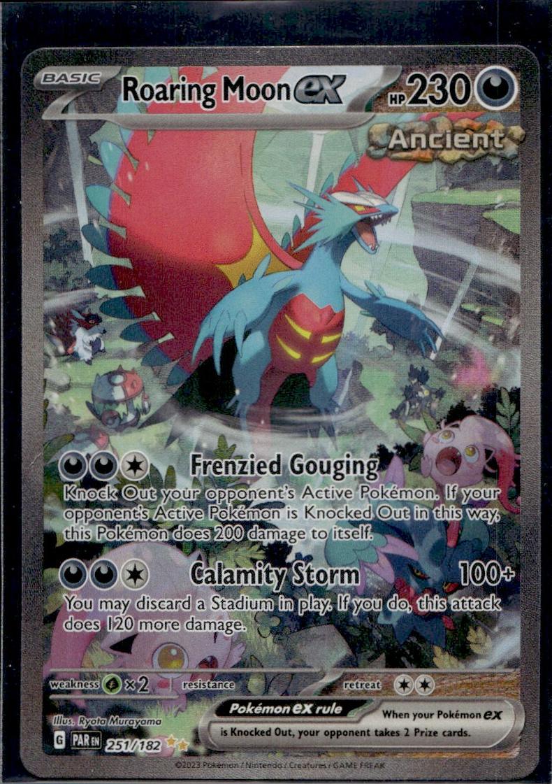 2023 Nintendo Pokemon 251/182 Roaring Moon Ancient