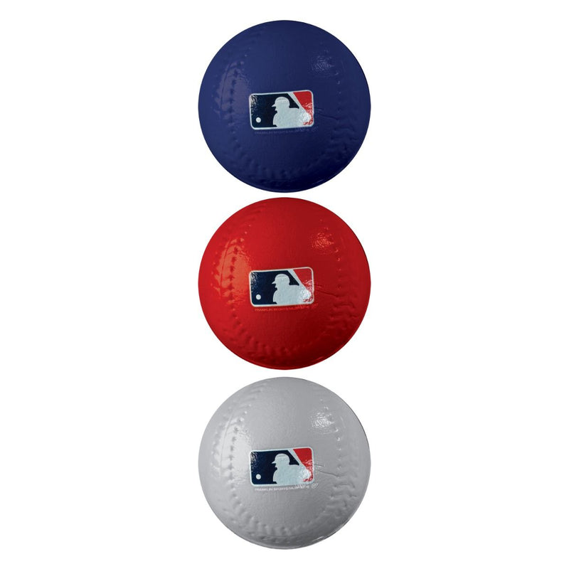 Franklin Sports MLB Foam Baseball - 3 Pack (70mm)