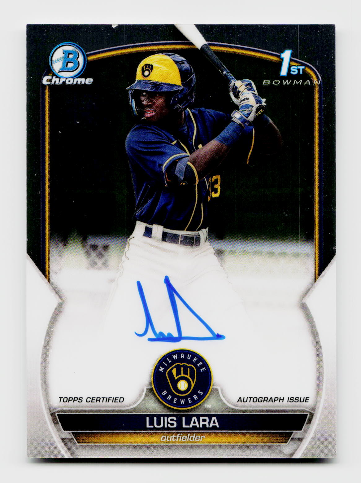 2023 Bowman Chrome #CPA-LL Luis Lara 1st Rookie RC Auto