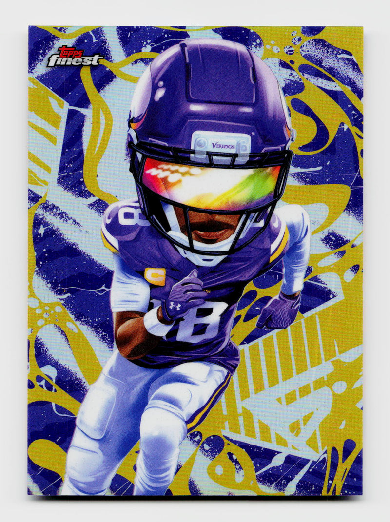 2025 Topps Finest Headliners Justin Jefferson #H-14