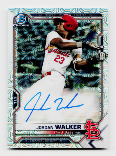 2021 Bowman Chrome Mega Box #BCMA-JW Jordan Walker Mojo Auto