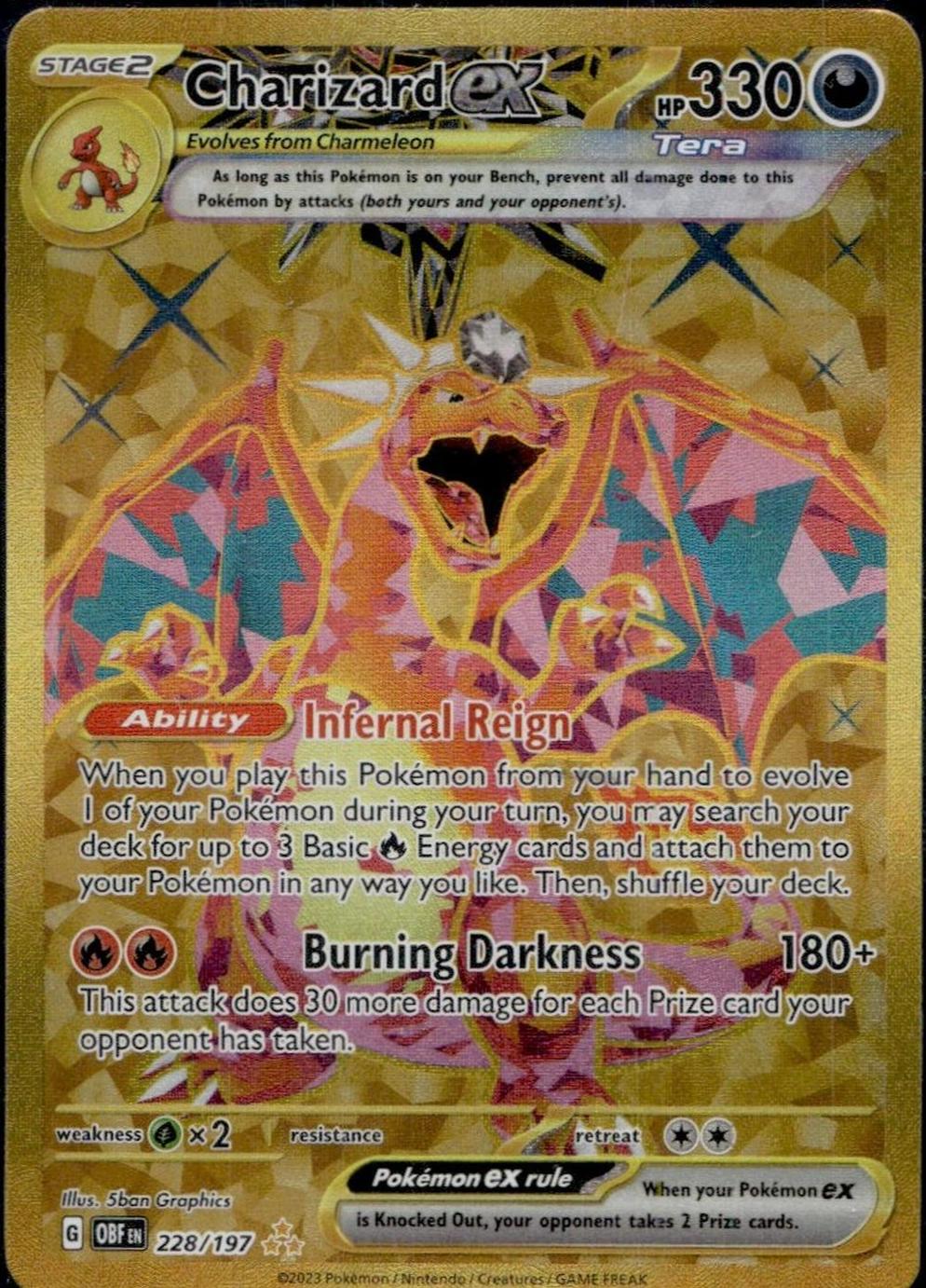 2023 Pokemon #228/197 Charizard ex