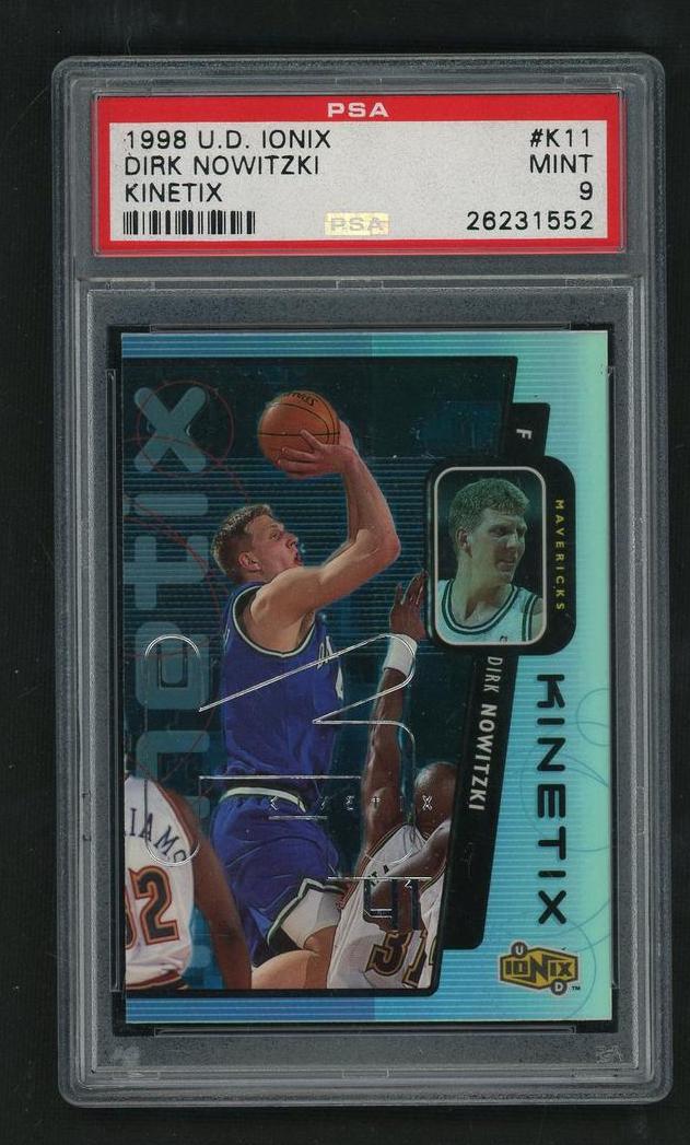 1998 Upper Deck Ionix Kinetix Dirk Nowitzki #K11 PSA 9